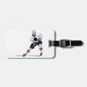 Eishockeyspieler-Gepäckanhänger Gepäckanhänger