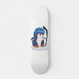 Eishockeyspieler Hintergrundfarbe Skateboard