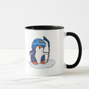 Eishockeyspieler Hintergrundfarbe Tasse