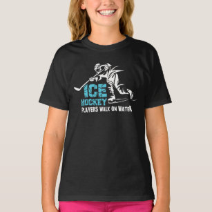 Eishockeyspieler laufen auf Wasser T-Shirt