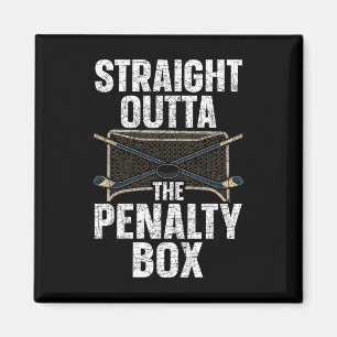 Eishockeyspieler Straight Outta The Penalty Box I Magnet