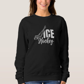 Eishockeyspieler Team Puck Sweatshirt
