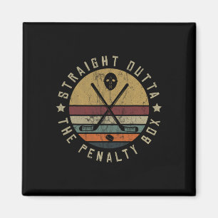 Eishockeyspieler Torwart Puck Gesichtsmaske Team O Magnet