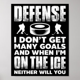 Eishockeyspieler Torwart Verteidigung Ich bekomme Poster
