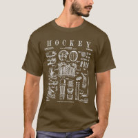 Eishockeyspieler Wintersport Vintager Patentrezept
