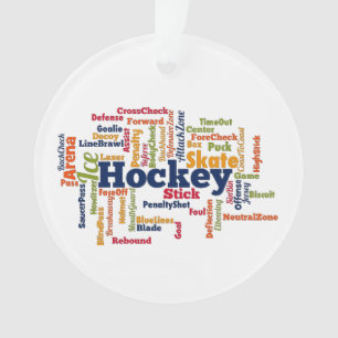 Eishockeywolke Ornament