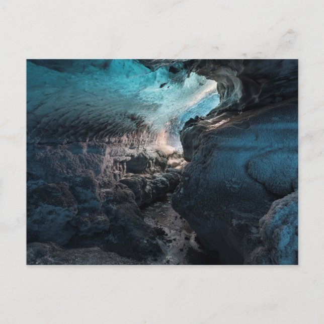 Eishöhle Räume Landschaftlich Postkarte (Vorderseite)