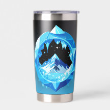 Eishöhlenansicht oder Schneebergstern mit voller H