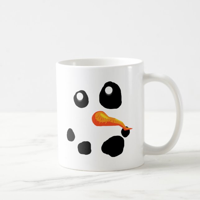 Eisig das Schneemann-Lächeln Kaffeetasse (Rechts)