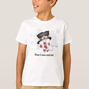 Eisig der T - Shirt des Snowman-Kindes
