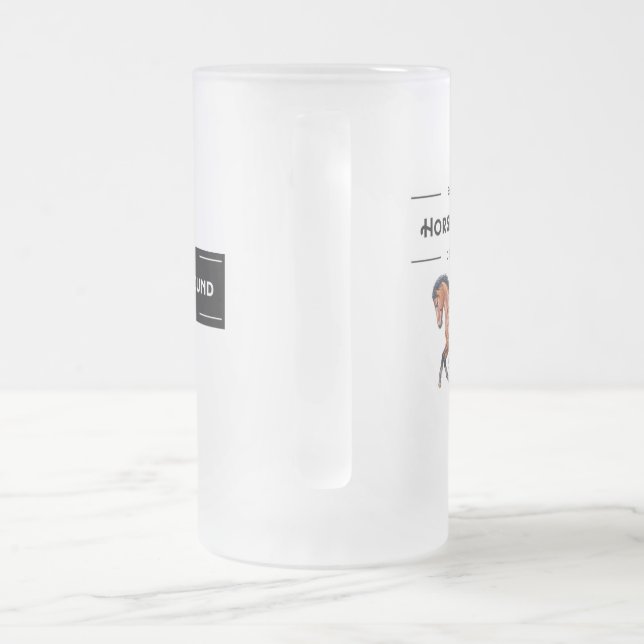 Eisige Bier-Tasse Mattglas Bierglas (Henkel)