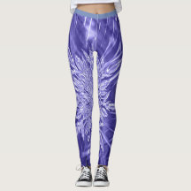 Eisige blaue Leggings