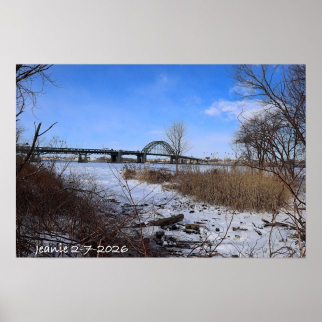 Eisige Delaware Poster (Vorne)