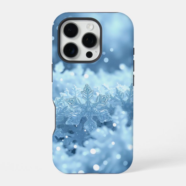 eisige Fraktale iPhone Hülle (Rückseite)