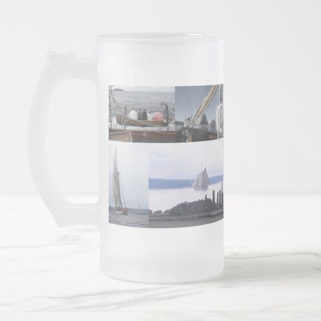 Eisige Meere Mattglas Bierglas (Links)