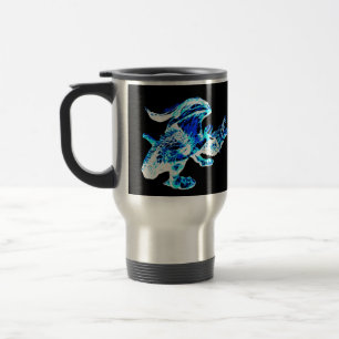 Eisige Reich-Drachen Fantasy-Mythische Kunstwerke Reisebecher
