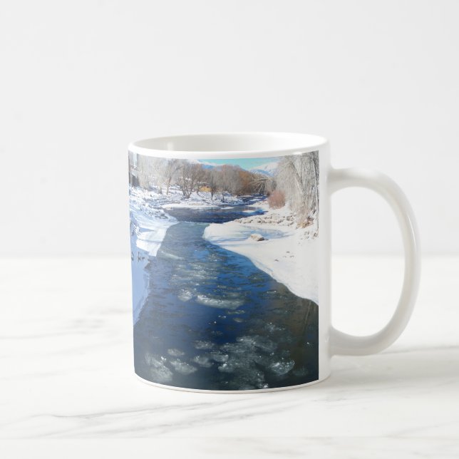 Eisiger Arkansas River Kaffeetasse (Rechts)