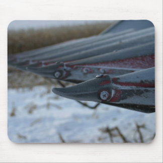 Eisiger Mais-Mähdrescher-Traktor-Kopf Mousepad