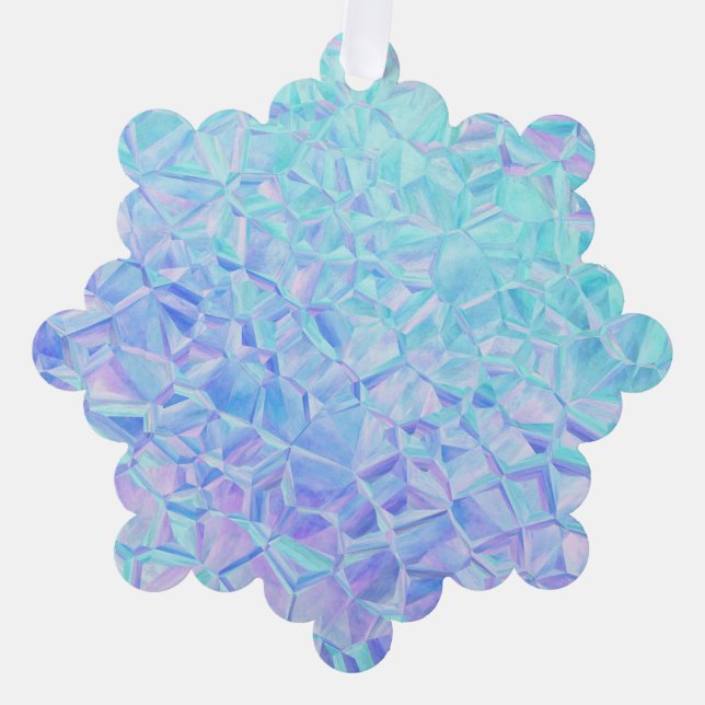 Eisiger Schimmer : Ornament Karte (Vorderseite)