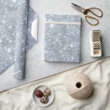 Eisiger Silberfrost Glitter Weiß Glitter Muster