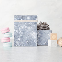 Eisiger Silberfrost Glitter Weiß Glitter Muster
