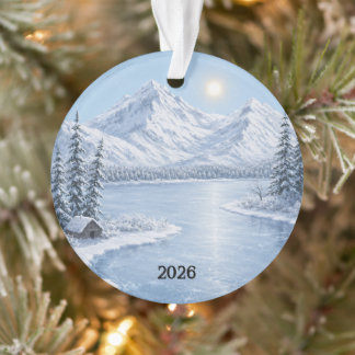 Eisiger Winter Ornament
