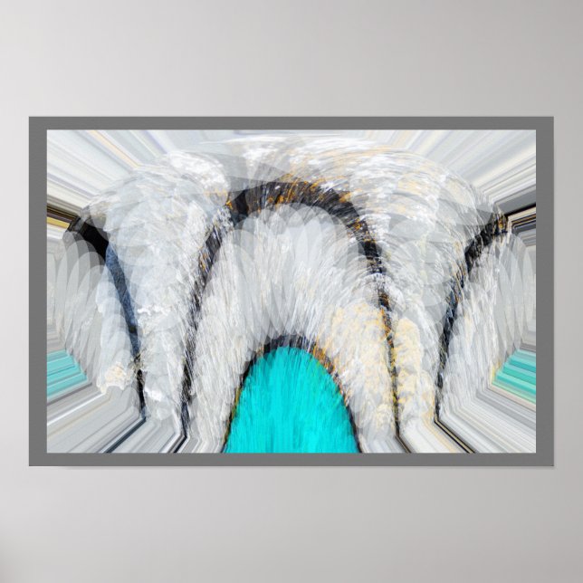 Eisiger Zeit Tunnel Poster (Vorne)