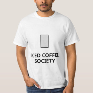 Eiskaffee-Designer-T-Shirt T-Shirt