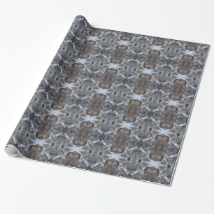 Eiskaleidoskopmuster Geschenkpapier