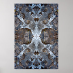 Eiskaleidoskopmuster Poster