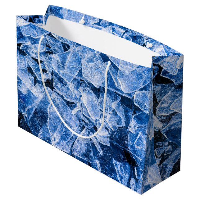 Eiskalt Große Geschenktüte (Rückseite Schrägansicht)
