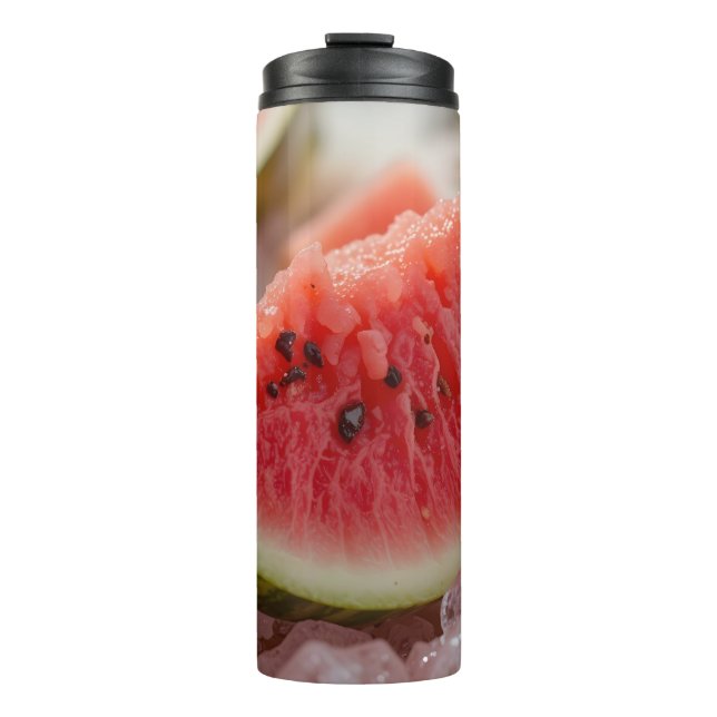 Eiskalte Sommer-Vibes Thermosbecher (Vorderseite)
