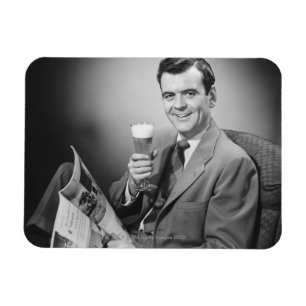 Eiskaltes Bier Magnet