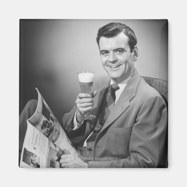 Eiskaltes Bier Magnet (Vorne)