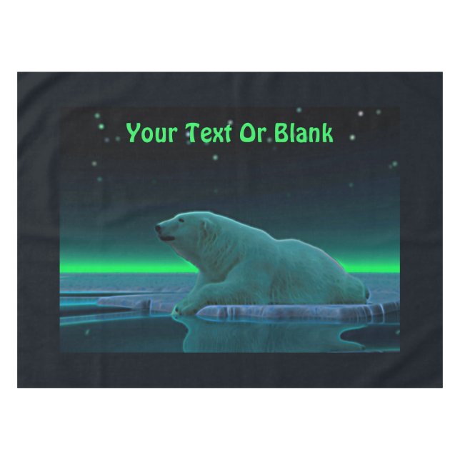 Eiskante Tischdecke (Vorderseite (Horizontal))