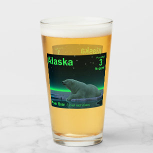 Eiskantenbär - Alaska-Bühne Glas