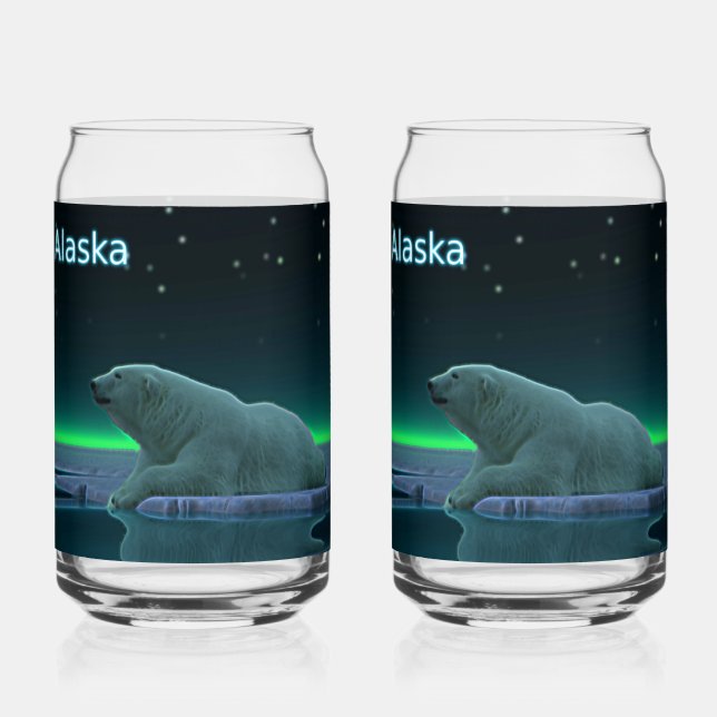 Eiskantenbär - Alaska Dosenglas (Vorderseite)