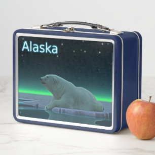 Eiskantenbär - Alaska Metall Lunch Box