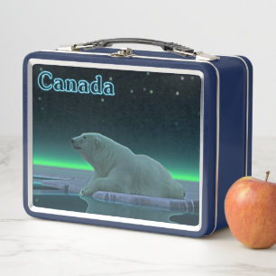 Eiskantenbär - Kanada Metall Lunch Box
