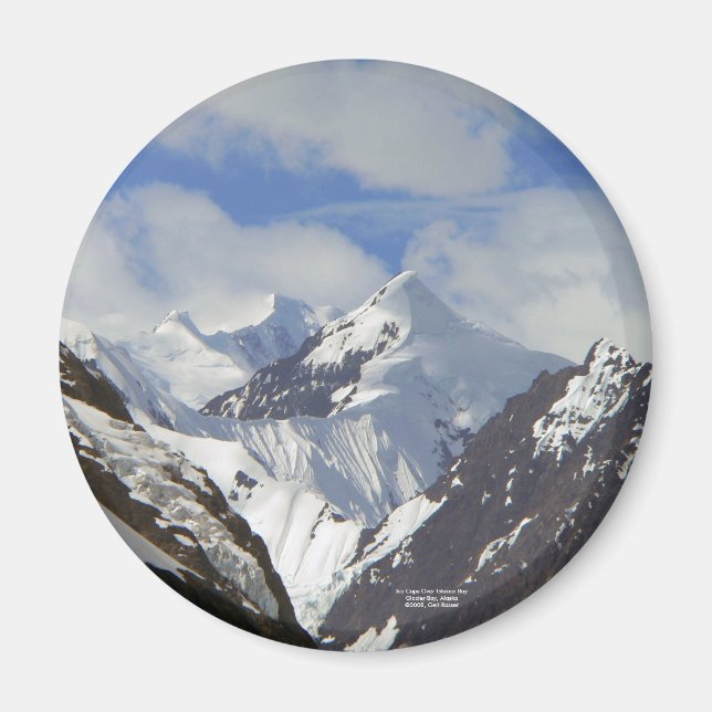 Eisklappen über Glacier Bay Magnet (Vorne)