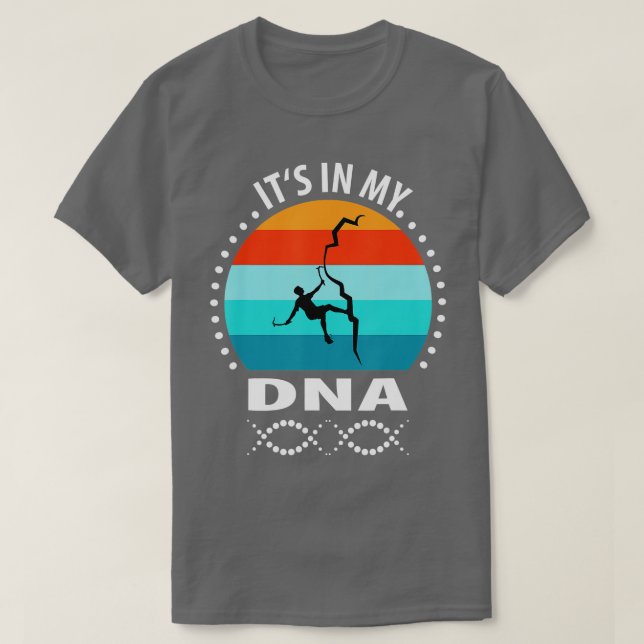 Eisklettern Eislaufbahn Bergsteigen T-Shirt (Design vorne)