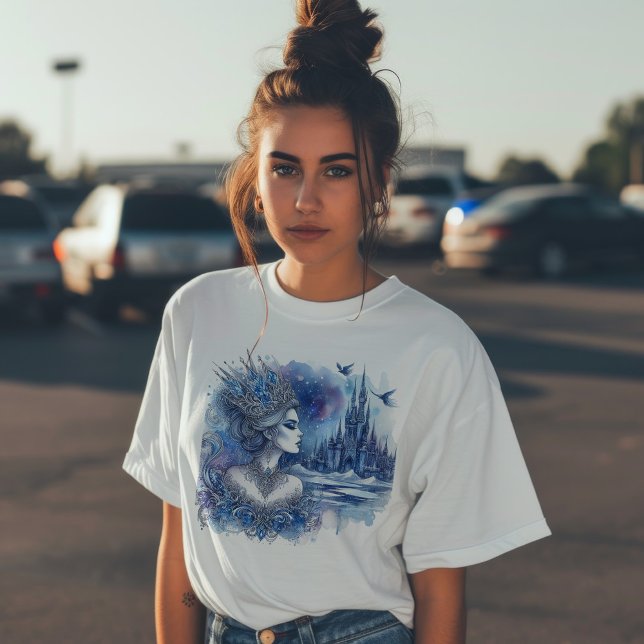 Eiskönigin mit Schloss T-Shirt (Von Creator hochgeladen)