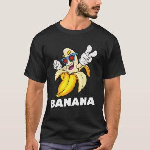 Eiskrem - Banane - Vegetarier - Niedlich - Gymnast T-Shirt