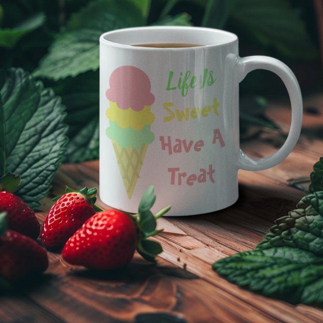 Eiskrem ist süß kaffeetasse (Von Creator hochgeladen)