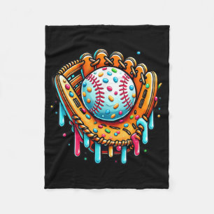 Eiskrem Tropfen Baseball Stuff Baseball Tropfen fü Fleecedecke