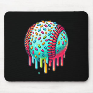 Eiskrem Tropfen Baseball Stuff Baseball Tropfen fü Mousepad