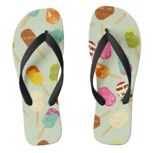 Eiskremmuster Flip Flops