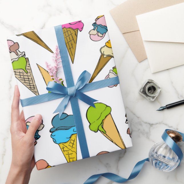 Eiskrempapier Geschenkpapier (Schenken)