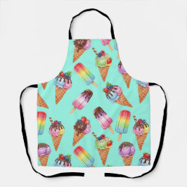 Eiskremsortiment von Natasha Us Schürze