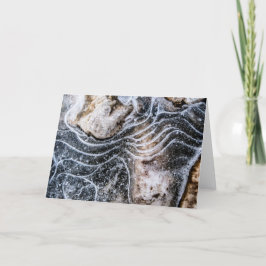 Eiskristall-Foto Karte